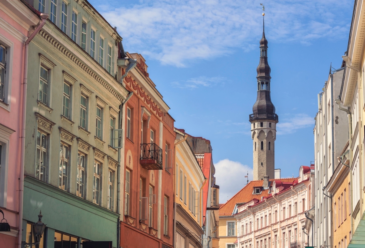 The old town of Tallinn, Estonia