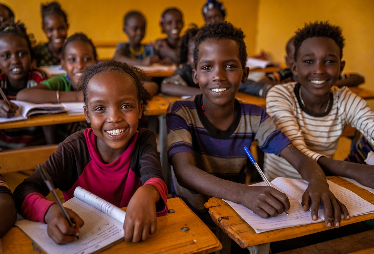 Africa school children education African Ethiopia class