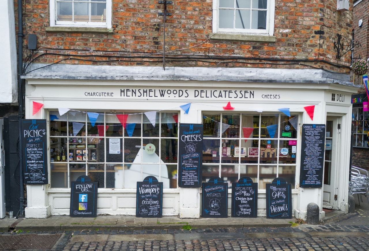 A delicatessen in York, nothern England